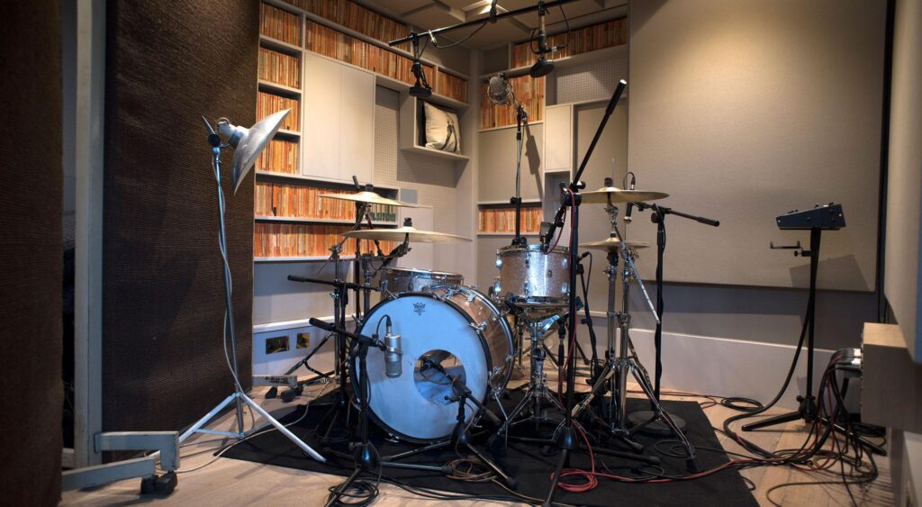 Drum recording studio