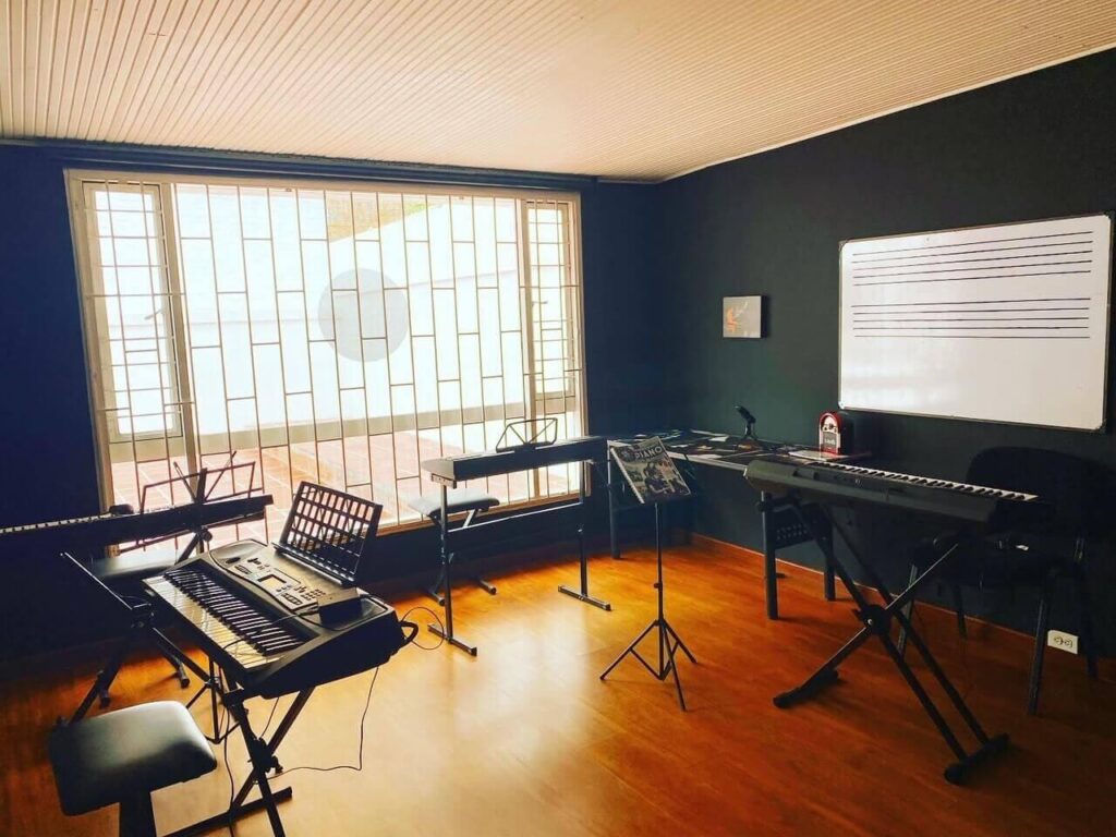 Keyboard Practice Space at SoulFul Musik Academy
