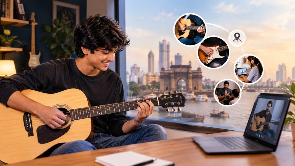 Guitar classes in Mumbai and Goregaon with private and online tuition