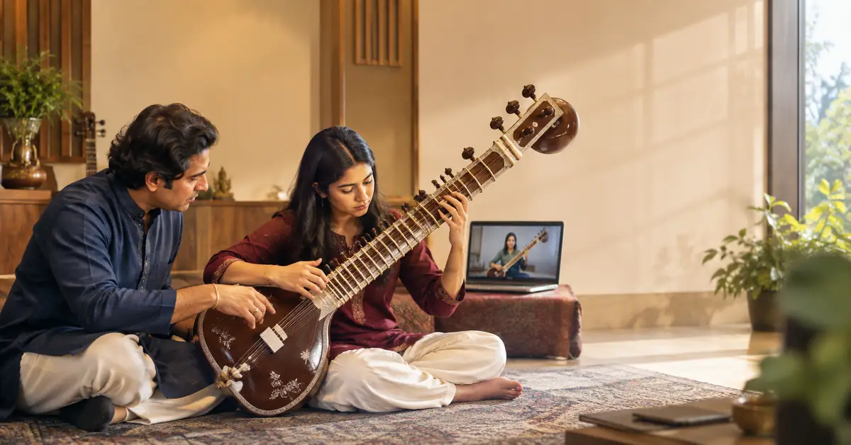 Professional Sitar learning and music classes