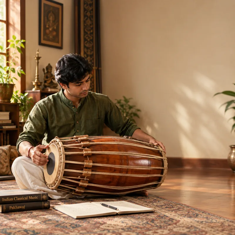 Pakhawaj guide for beginners classes learning
