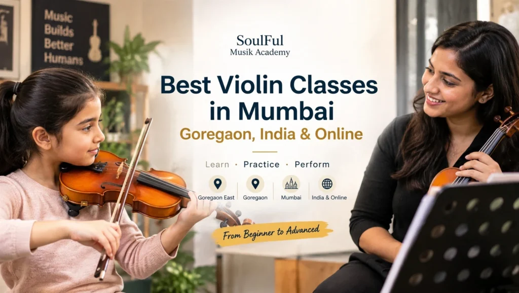 Violin classes in Goregaon and Mumbai for beginners and students